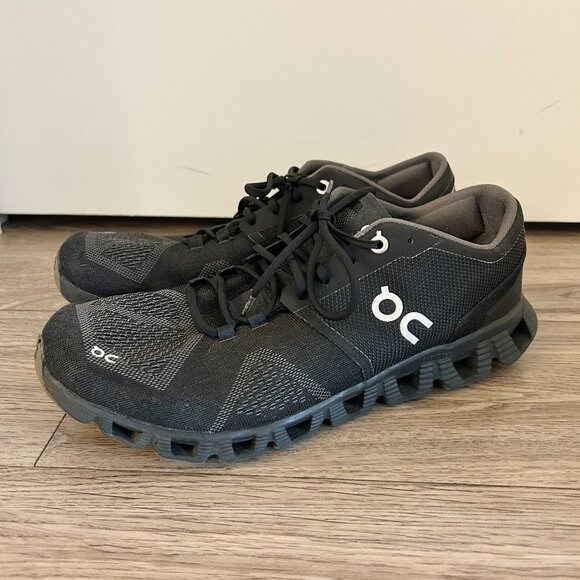 On OnCloud Women's Cloud X Low Top Running Sneakers in Black Size 10.5 - Picture 7 of 10